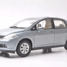 1:18 Модель литья под давлением для Nissan Tiida Versa 2008 седан редкий