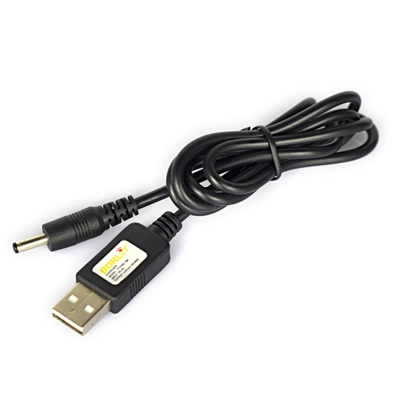 BORUiT USB для постоянного тока 3,5 мм кабель питания USB штекер 3,5 разъем 5 в блок питания зарядное устройство адаптер для фары фонарик