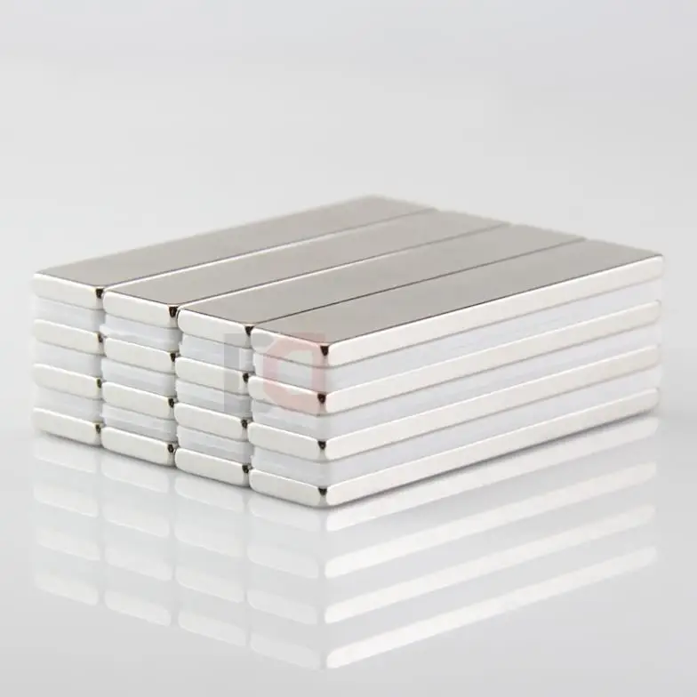 4pcs 50x10x2.5mm n50 neodymium magnet block rare earth strong magnets nickle | Обустройство дома