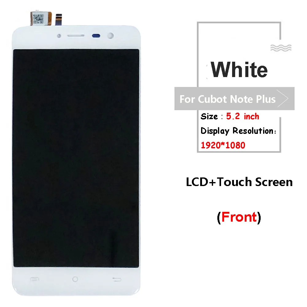 Для Cubot Note Plus ЖК дисплей + сенсорный экран 5 2 дюйма для в сборе Замена