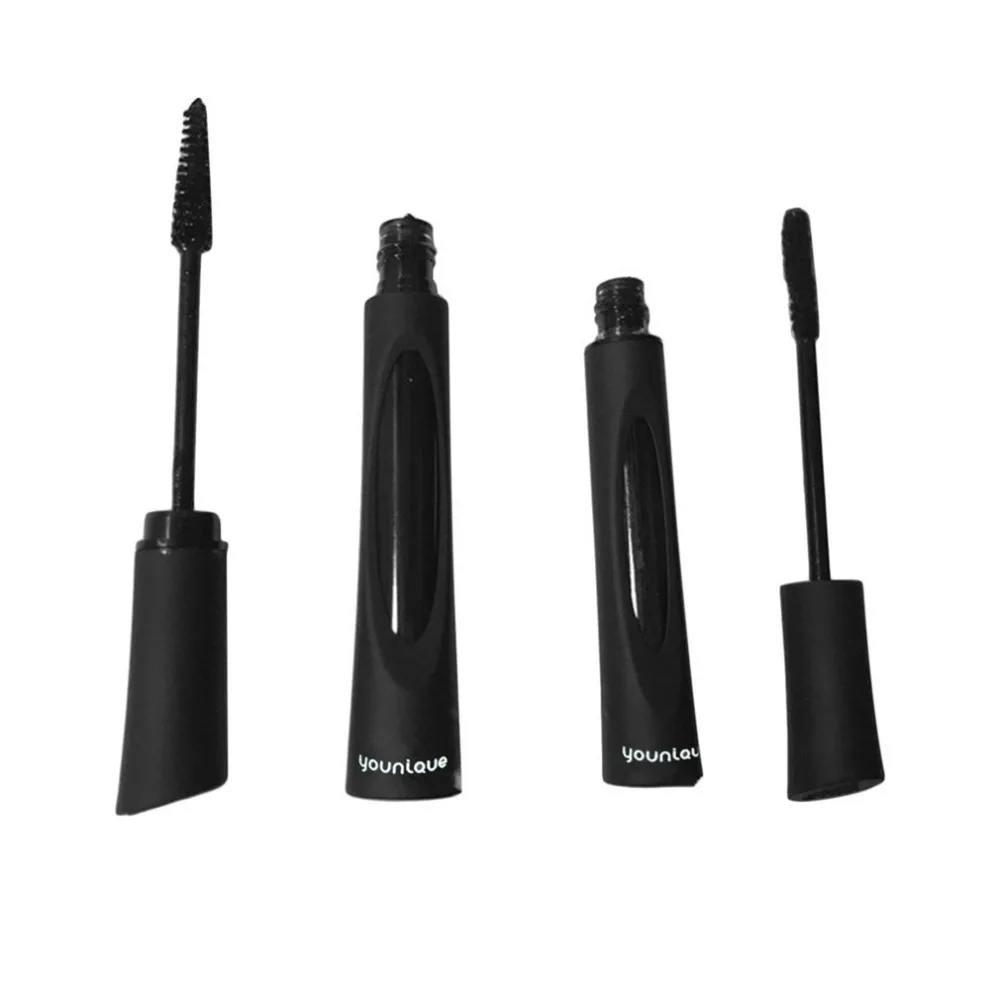 Murah Profesional 2 Pcs set 3D Fiber Mascara Alami Tahan Air Bulu Mata Makeup Memanjang Curling Kosmetik Mascara