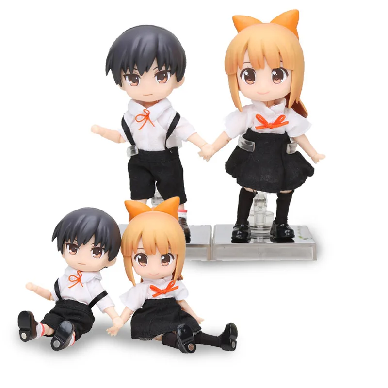 

10cm Nendoroid Child Doll Figure Emily Ryo Joint Movable Action PVC Figurine Collectible Model Toy For Child Doll Gifts