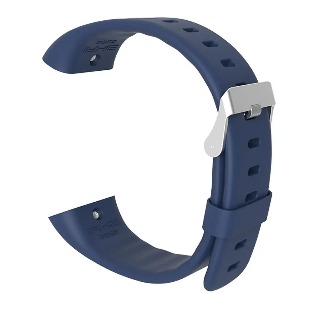 Сменный силиконовый ремешок для часов для Huami Amazfit Cor 2 Аксессуары для смарт-браслета наручный ремешок 4 цвета - Цвет: Blue