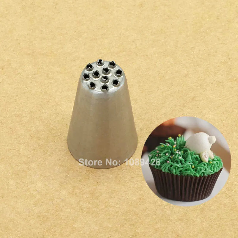 Multi Opening Tips Nozzles Decorating For Grass, Icing Nozzle Cupcake