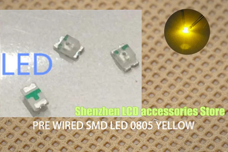 Шт./лот 2000 SMD 0805 светодио дный s 0805 желтый SMDs Желтый Желто-желтый Giallo Geel Jaune