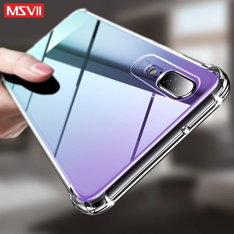 

Msvii Airbag Case For Huawei P30 P20 Lite Pro P10 Plus Transparent Soft TPU Back Cover For Nova 4 4E 3E 3 Silicone Shell
