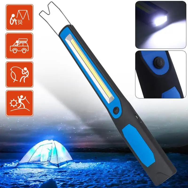 

Portable Pen Shaped COB LED Work Light USB Rechargeable Flashlight Car Maintenance Inspection Lamp Multifunctional Torches