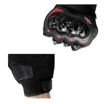

Full Finger Polyester Riding Gloves Motorcycle Gloves Warm Mitten Non-Slip Breathable Armoured Motorcycle Knuckle