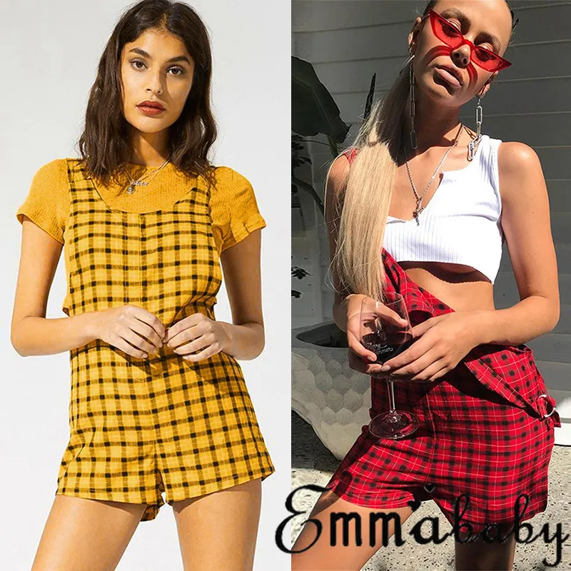 

New Fashion Women Straps Jumpsuits Overalls Jeans Shorts Pants Romper Trousers Playsuits
