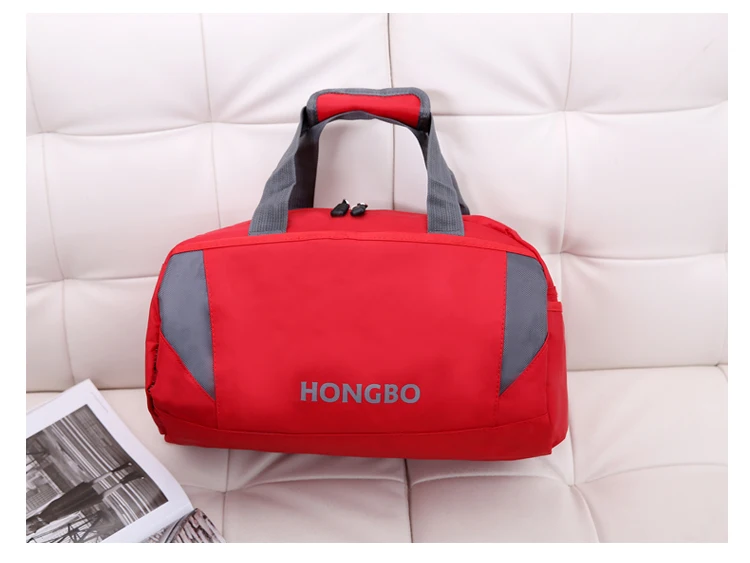 Waterproof Sports Gym Bag Fitness Yoga Short Travel Bag Multifunction Handbag Outdoor Travel Tote For Men Women