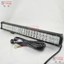 1pcs 23inch 144w CREE LED WORK LIGHT BAR with wire 144w Headlights combo OFFROAD LAMP 144w led driving light