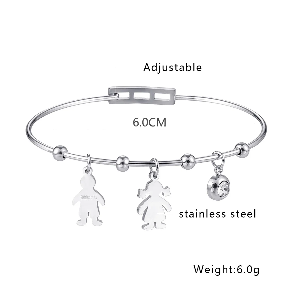 ZUUZ модный браслет браслеты манжеты braclet braslet из нержавеющей стали с цирконом