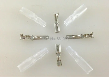 

400Set/Lot 2.8mm Crimp Terminal Female Spade Connector + Male Spade Connector+ Case Brand New