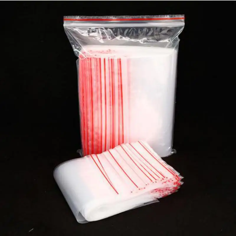8x12 cm Plastic Ziplock Bags Jewelry Small Ziplock Bag for