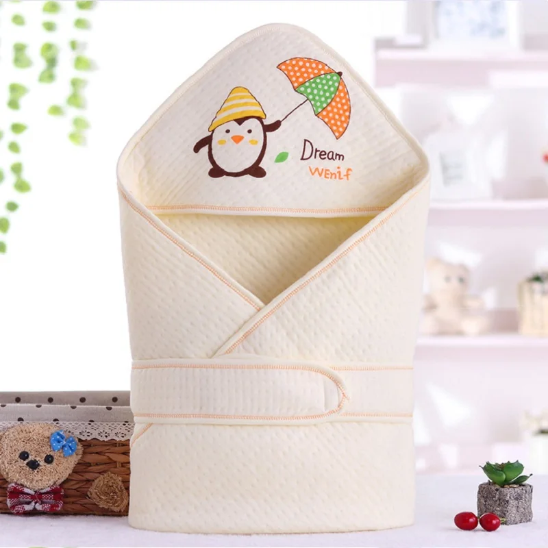

Newborn blanket blanket cotton soft baby supplies blanket spring and autumn winter warm quilt baby sleeping bag 90*90cm