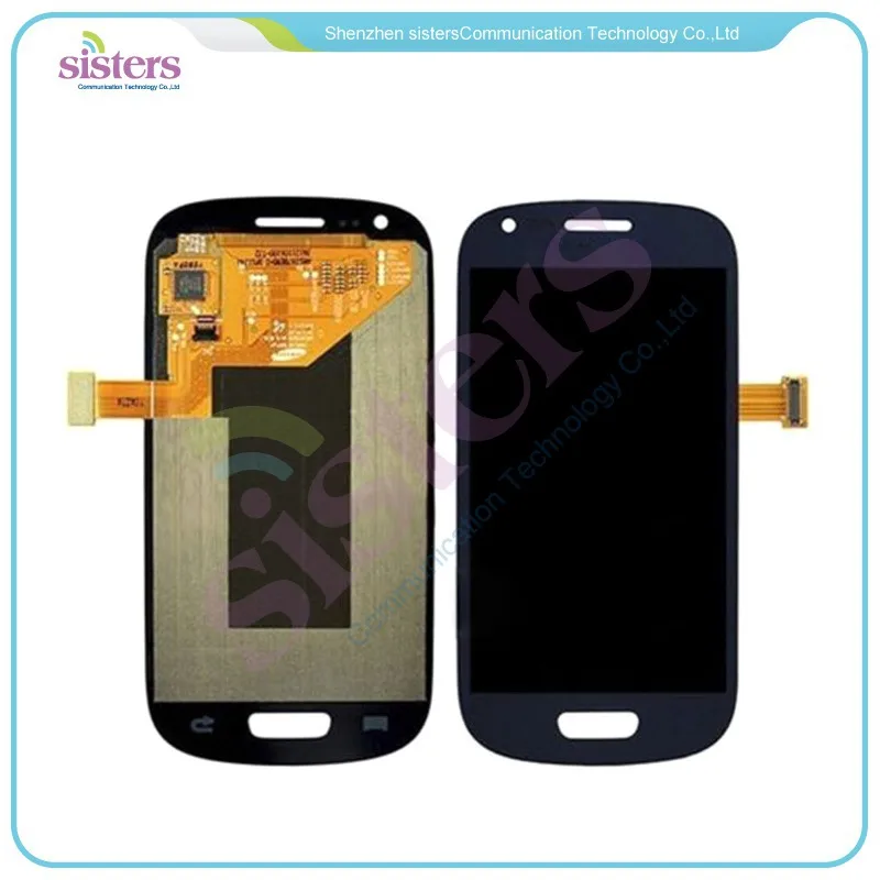 SAM0247 Blue white LCD Front Glass Digitizer Full Assembly For Samsung Galaxy S3 Mini i8190 (10)