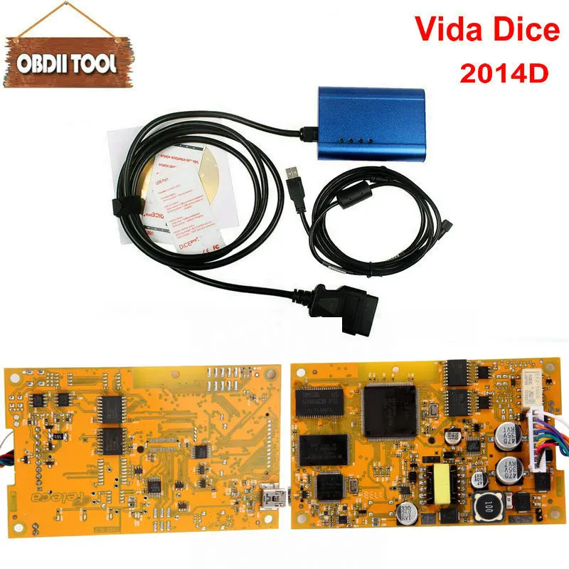 Новинка 2014D полный чип Vida Dice диагностический инструмент Pro Профессиональный