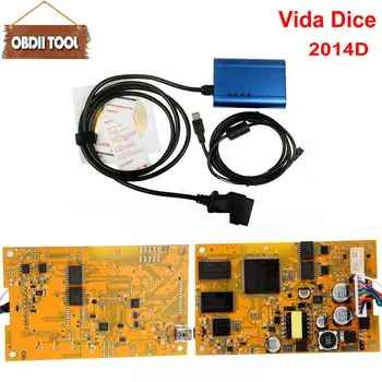 

Newest 2014D Full Chip Vida Dice Diagnostic Tool Vida Dice Pro Professional Scanner With Carton Box