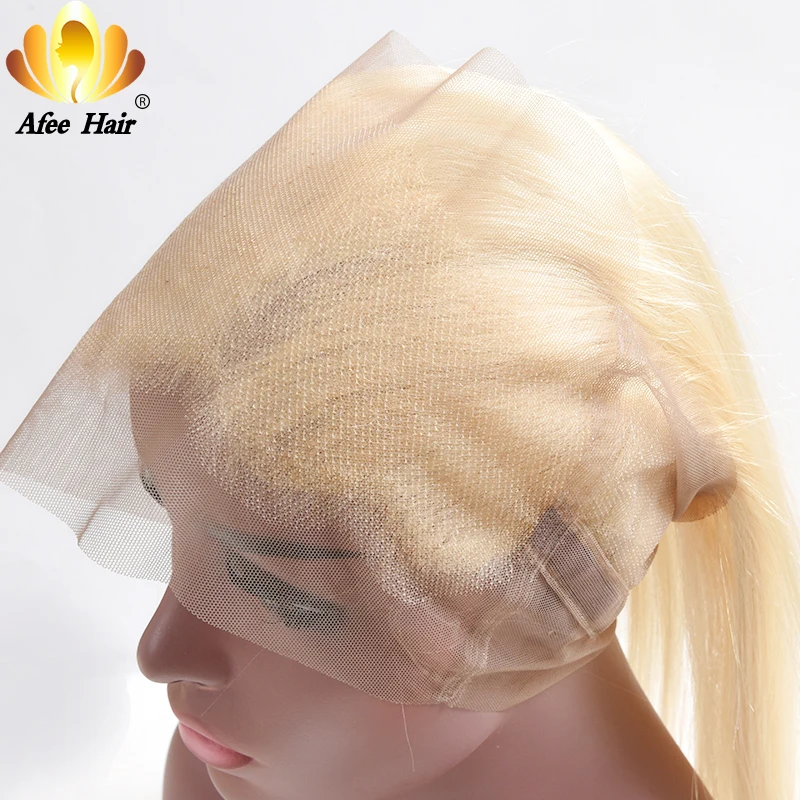 AliAfee Hair #613 цвет бразильские Прямые предварительно выщипанные 360 светлые