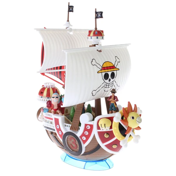 

One Piece Cosplay Luffy Zoro Straw Hat Pirates Thousand Sunny 17cm/6.7'' PVC Boxed Action Figures Model Toys