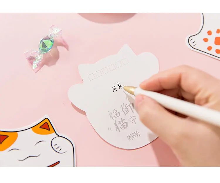 3 комплекта Kawaii бумажная коробка милый кот поздравительная открытки по случаю Дня рождения бизнесс подарок карта набор открытка