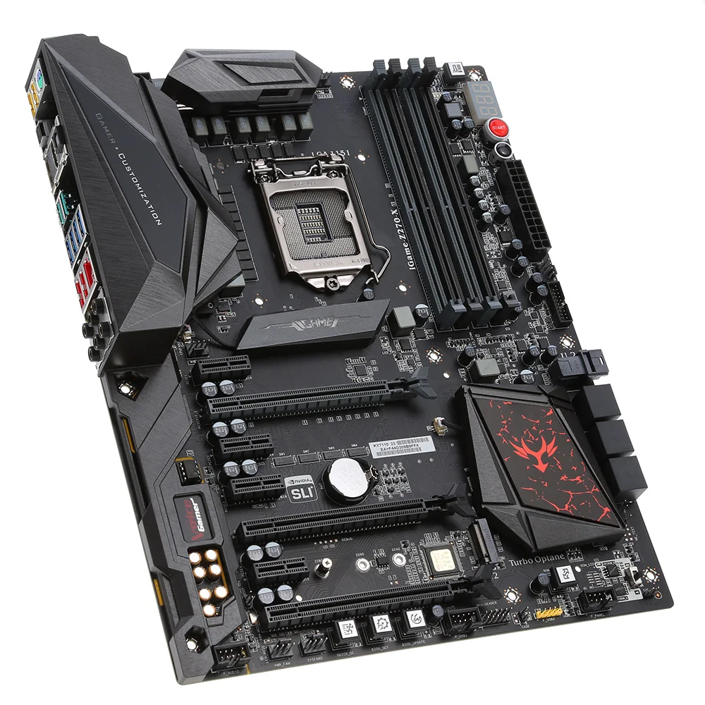 Красочная системная плата iGame Z270 Ymir-X для Intel Z270/LGA1151 ATX DDR4 SATA3 USB3.1 M.2 U.2 Порт двойной биос