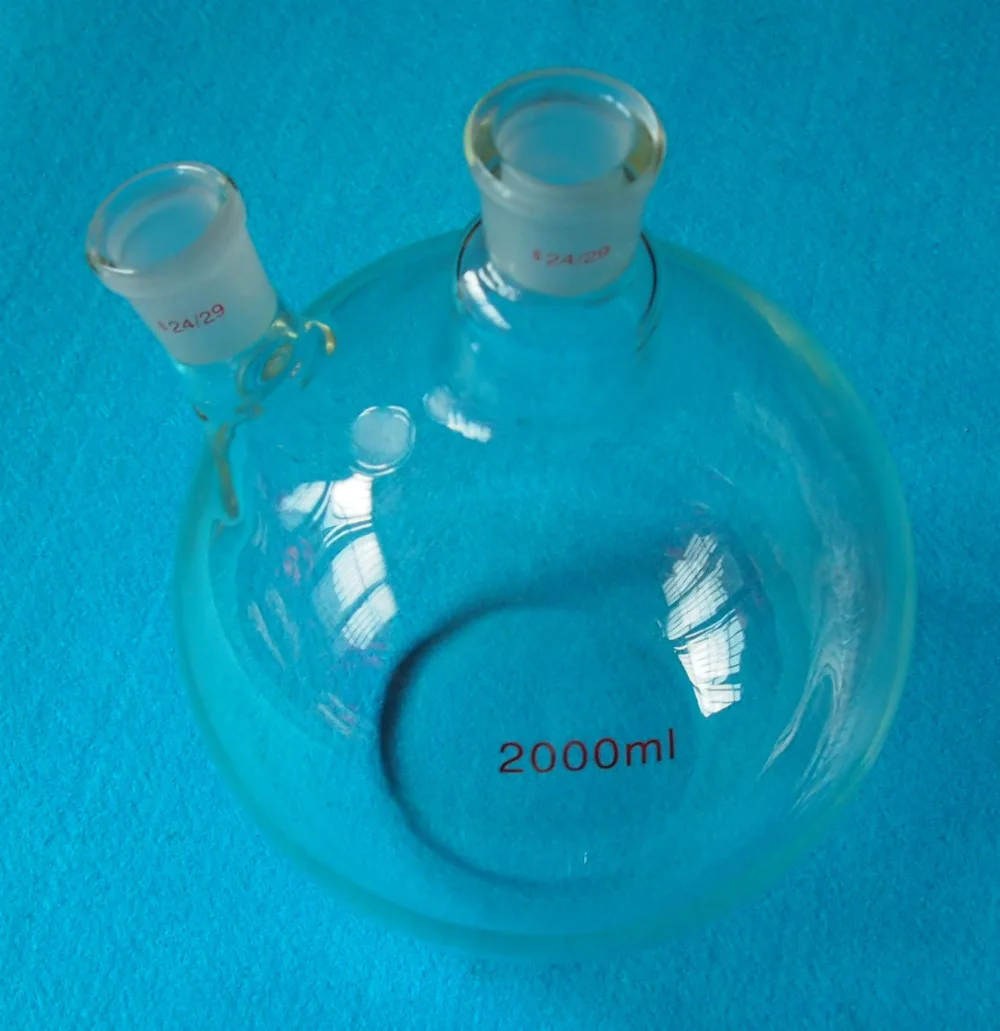 Стеклянная колба с плоским дном 2 л 2000 мл 24/29 шт.|flask sale|flask refillflask |