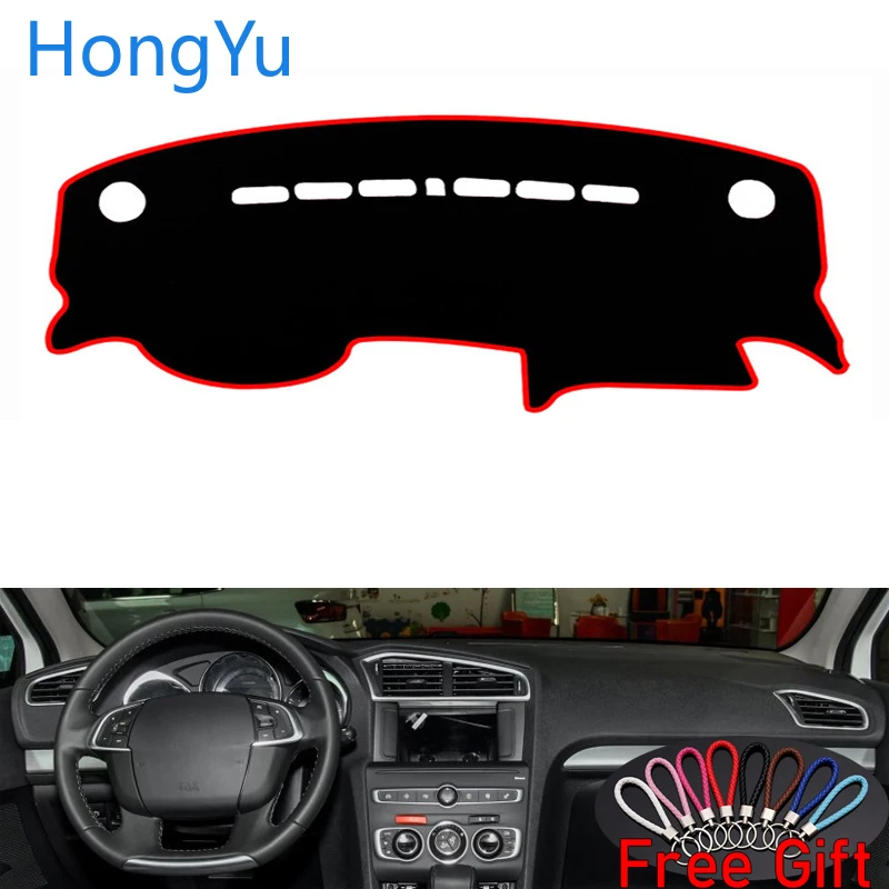

For Citroen C4L 2013 - 2018 Interior Accessories Auto Car Dashboard Cover Dash Mat Board Pad Carpet Dashmat Anti-UV Mats