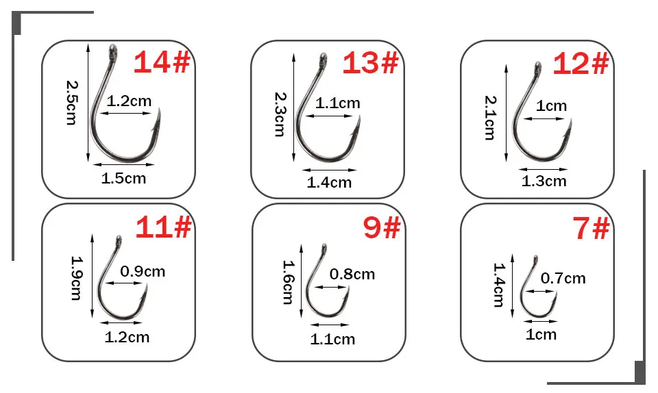 Бренд w. P. E 1 упаковка рыболовный крючок Размер 7#-14# колючий крючок из высокоуглеродистой стали один круг Карп Рыболовный крючок джиг снасти Аксессуары