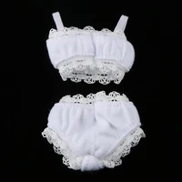 Vêtements de poupées faits à la main, sous-vêtements en dentelle, costume pour poupée Blythe 1/6 de 12 pouces 1