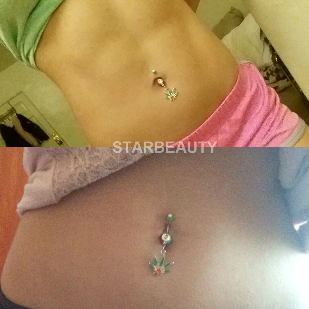 Industrial navel best sale piercing