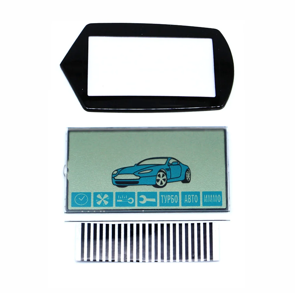 2017 New Arrival flexible cable A91 LCD display LCD keychain Glass for Starline A91 lcd remote