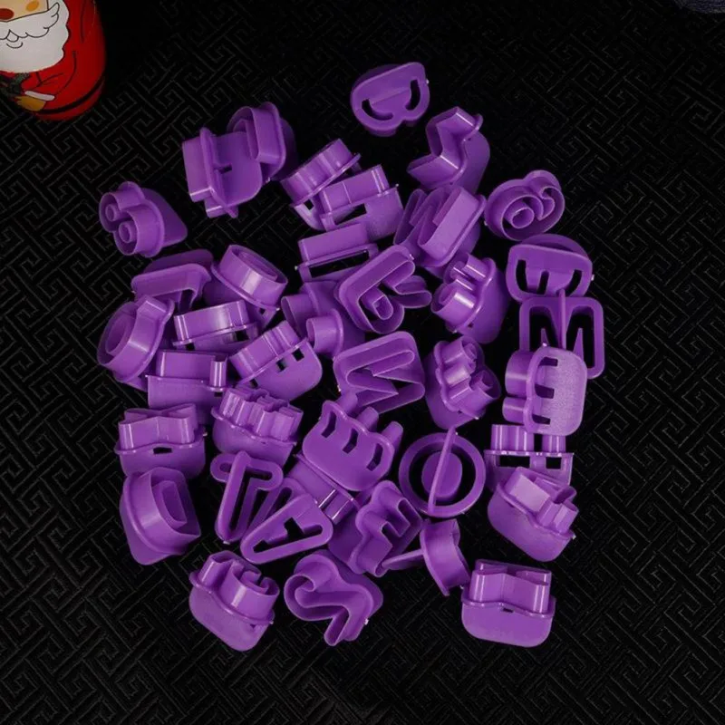 40 шт. Алфавит цифры буквы DIY формочка для печенья персонаж помадка торт набор