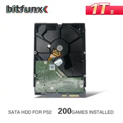 BitFunx 1 ТБ 3,5 "SATA Внутренний жесткий диск для PS2 с 200 игр установлен используется HDD один год гарантии