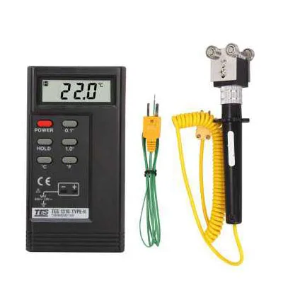 TES 1310 Цифровой тип термометра-K термопары тестер температуры считыватель датчик метр+ детектор датчик термопары - Цвет: Set meal 6