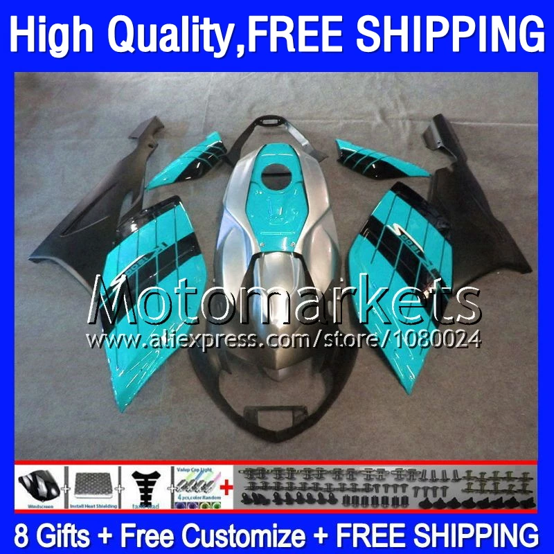 8Gifts For BMW K1200S 05-08 K1200 S Cyan silver 05 06 07 08 1MK29 K-1200 K 1200 2005 2006 2007 2008 black Fairing | Автомобили и