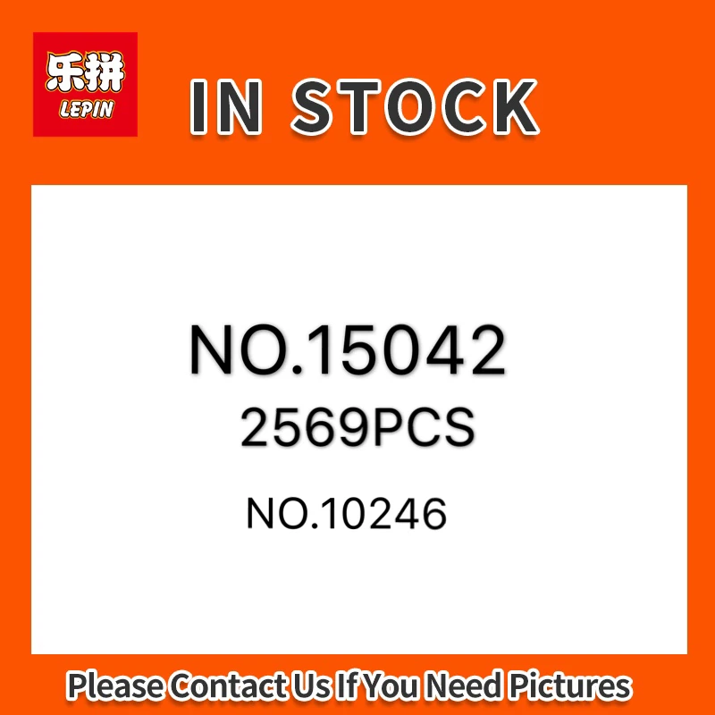 

LEPIN 15042 2569Pcs Corner Garage 10264 Model Building Bricks Creator Kid Toy Compatible Legoing Christmas Children Toys Gift