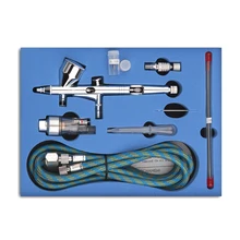 Dual Action 3 Airbrush Air Compressor Kit Craft Cake Paint Art Spray Gun Power Tools Set