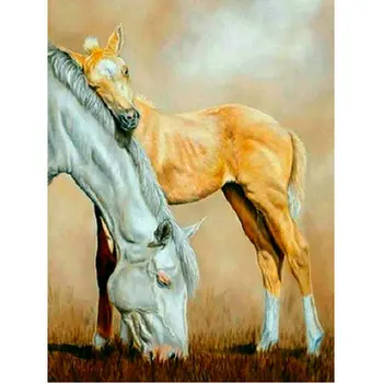 

Diamond Embroidery horses pattern Diy Diamond Painting Cross Stitch Kits For Needlework Full Diamond Mosaic icon Home Decoration