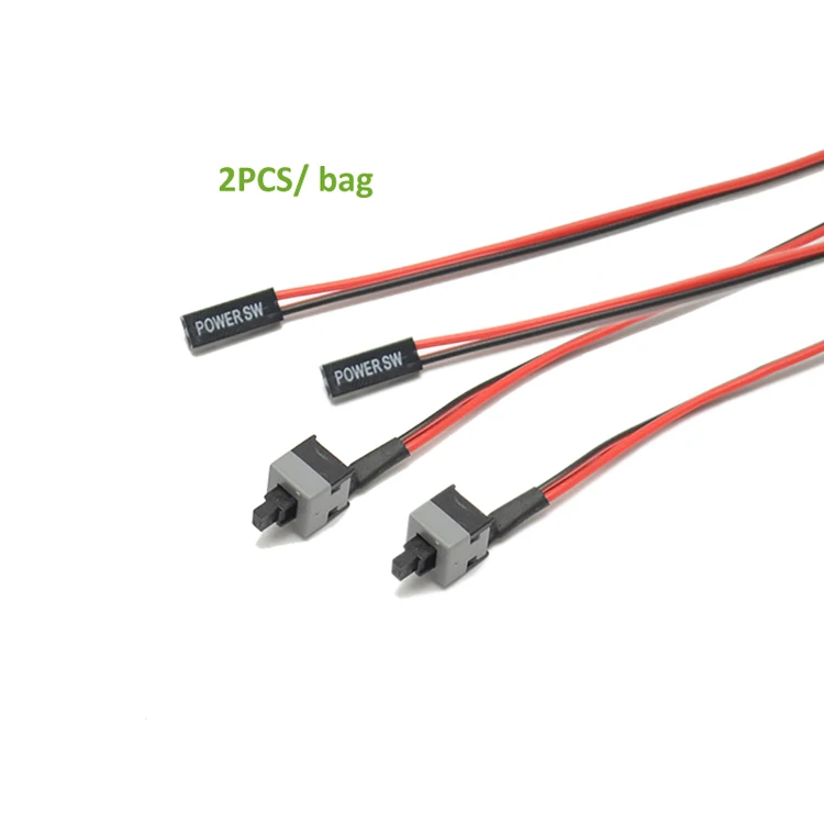  PC Power Button Reset Cable (4)