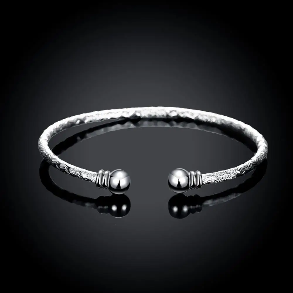 Лидер продаж, Европейский Серебряный браслет из бисера S925 стерлингового серебра, модные ювелирные изделия с прозрачным цирконием для женщин, ювелирные изделия своими руками