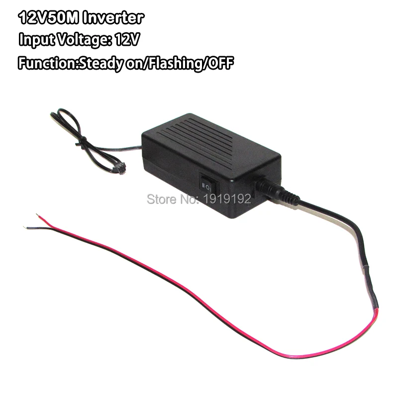 

High grade DC12V EL wire inverter/driver for loading 50meters EL wire or Neon light for Festival Flashing Night Party decoration
