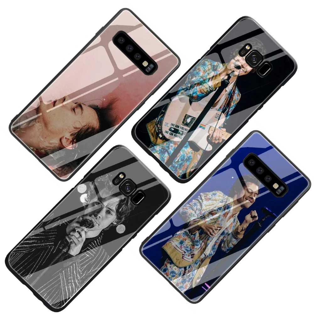 Harry Styles» закаленное Стекло чехол для телефона чехол для samsung Galaxy S7 край S8 9 10, 8, 9, 10, плюс A10 20 30 40 50 60 70