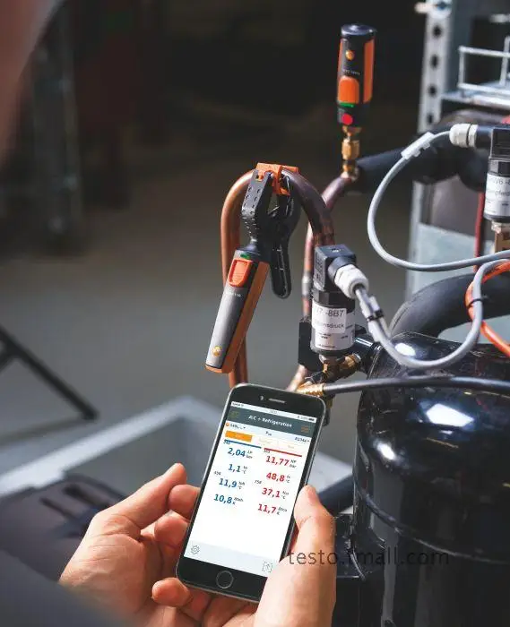 

Testo 115i - Wireless Mini Pipe Clamp Temperature Measuring Instrument