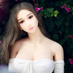 Cosdoll 158 см настоящая большая грудь Сладкая улыбка Женская полностью Силиконовая секс-кукла для мужчин любовь кукла 3D киска для вагинального