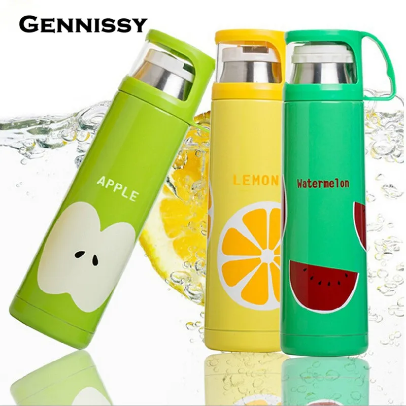 500ML Thermos Cup Stainless Steel Insulated Mug Vacuum Flask Thermal Cups Thermos Coffee Cup