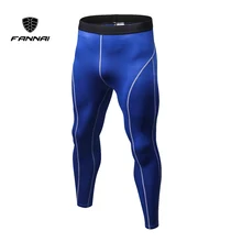 Для мужчин компрессионные брюки для бодибилдинга Профессиональный штаны для бега фитнес быстросохнущая обтягивающие леггинсы Для мужчин s чистый цветные колготки брюки