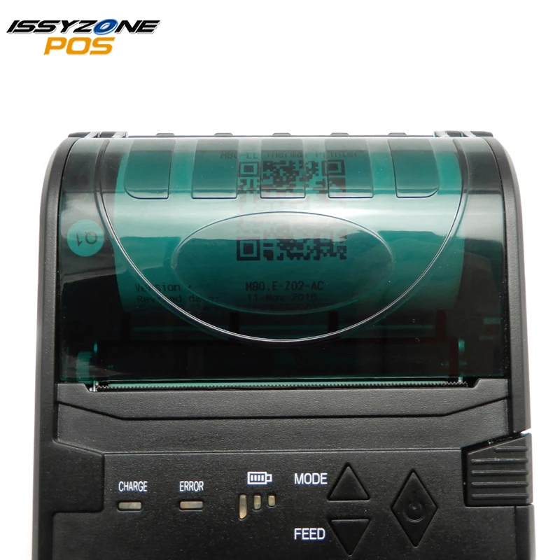 IssyzonePOS IMP004Thermal استلام 80 مللي متر المحمولة بلوتوث الباركود POS فاتورة طابعة الصور دعم الكمبيوتر أبل الروبوت SDK مجانا
