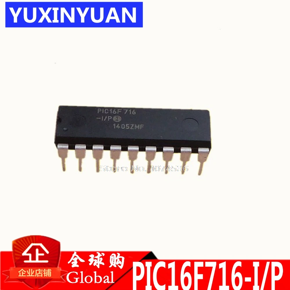 

PIC16F716-I/P PIC16F716 16F716 MCU DUP18 1PCS 8-bit microcontroller -MCU 3.5KB 128 RAM 13 I/O