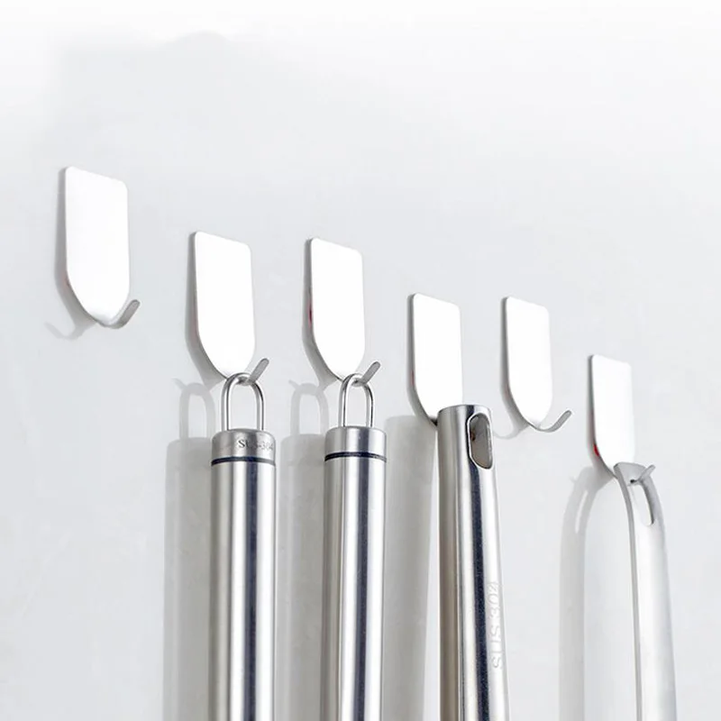 10Pcs/set Bathroom Sticky Hooks for Clothes Towel Wall Hook Kitchen